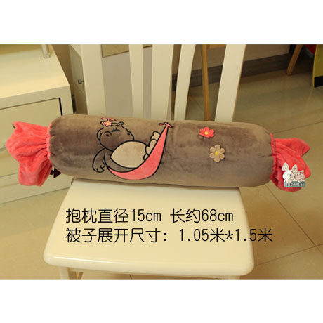 抱枕被子两用网红可爱折叠靠枕头被冬季汽车用午睡二合一糖果枕