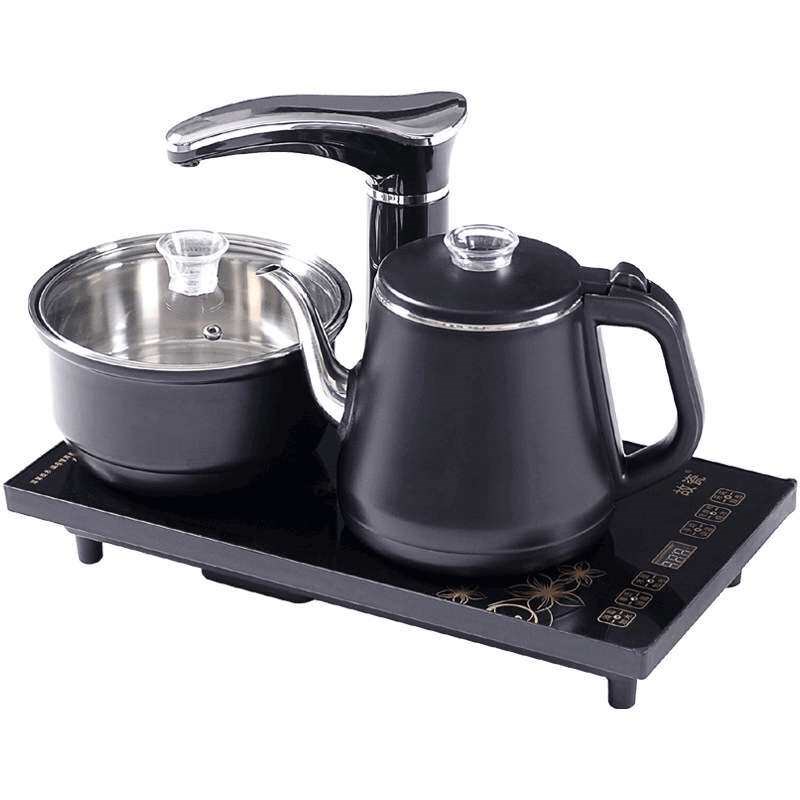 全自动茶具烧水壶套装泡茶具茶台一体电磁炉专用抽水茶壶嵌入家用