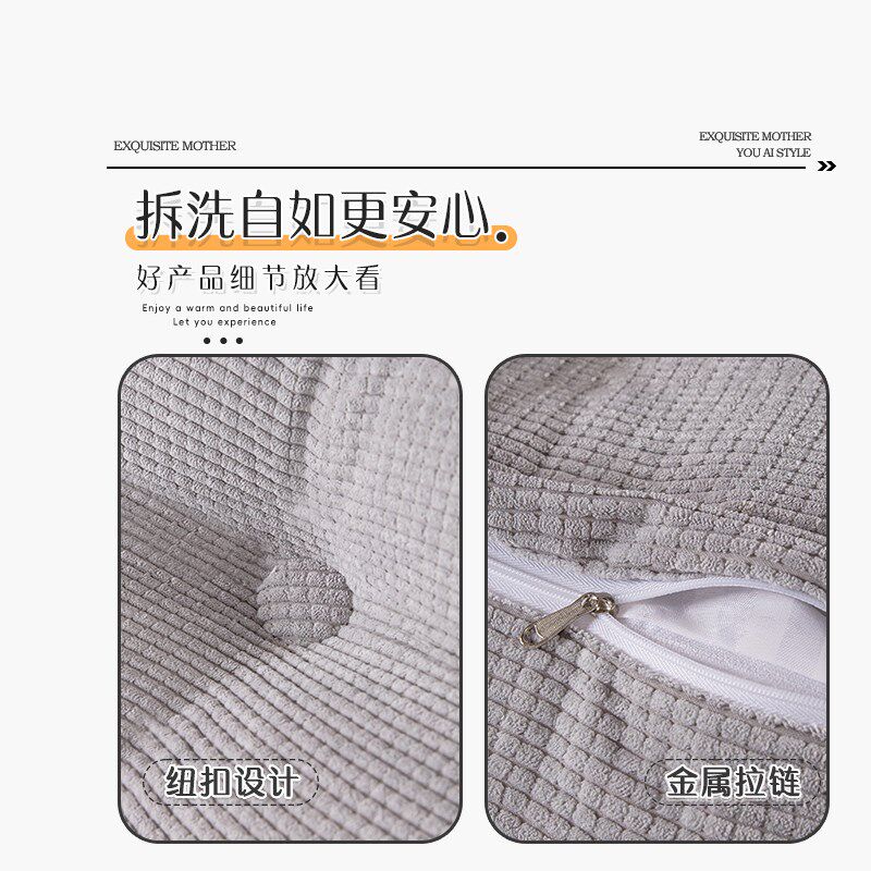 欧式床头靠枕大靠背三角床上靠垫榻榻米软包飘窗护腰软垫可拆洗