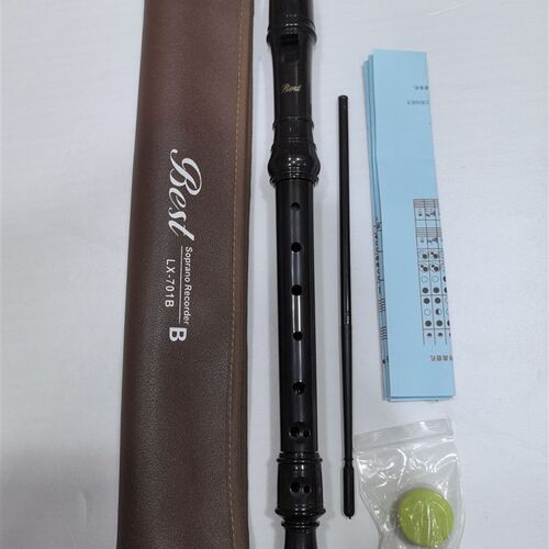 BEST贝思特LX-701B八孔高音直竖笛B调英式巴洛克式学生音乐课专业