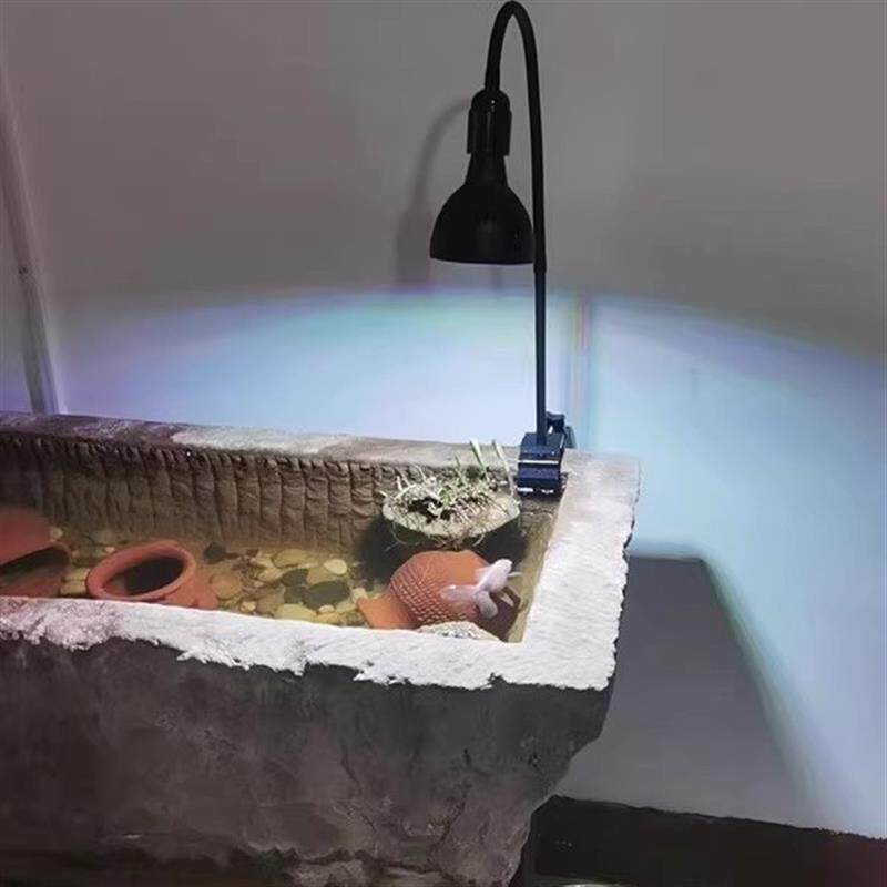 古法缸水族支架灯座led植物灯鱼缸灯瓦缸水缸花盆陶缸爆藻灯夹子