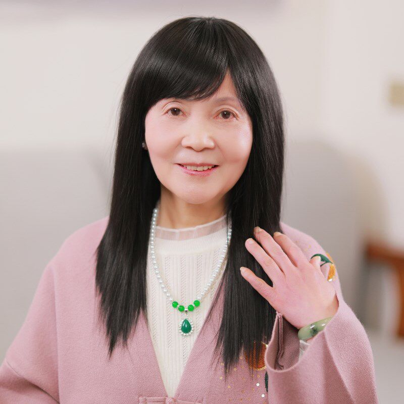 中老年假发女妈妈款黑色长直发全头套光头真发减龄可扎长发假发套