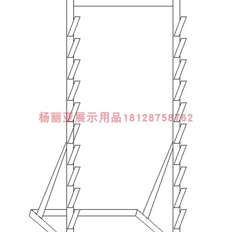 圆管材墙纸卷纸样品展示架线条纸筒汽车膜窗帘杆罗马杆展架置物架