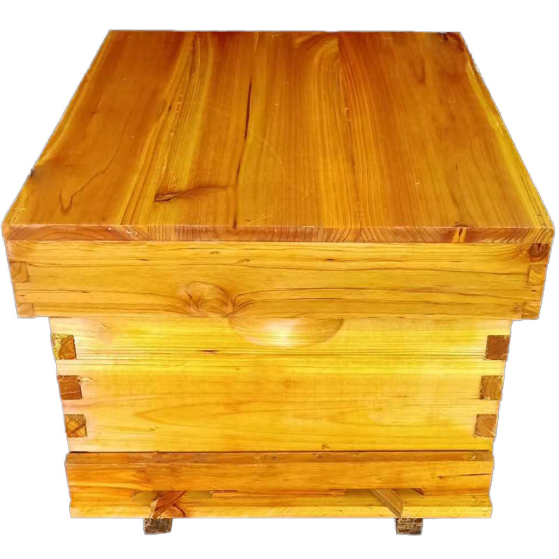 煮蜡蜜蜂中蜂蜂箱包邮全套意蜂密峰养蜂工具标准十框杉木平箱专用