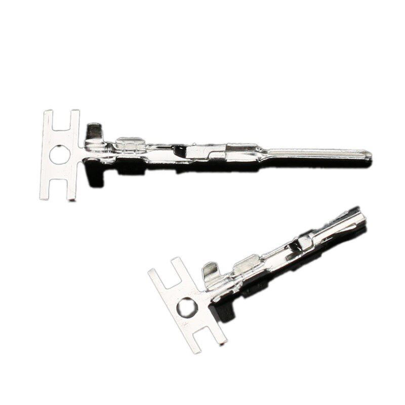 杜邦带锁带扣公母接线端子间距2.54mm TJC8连接器接插件簧片插簧