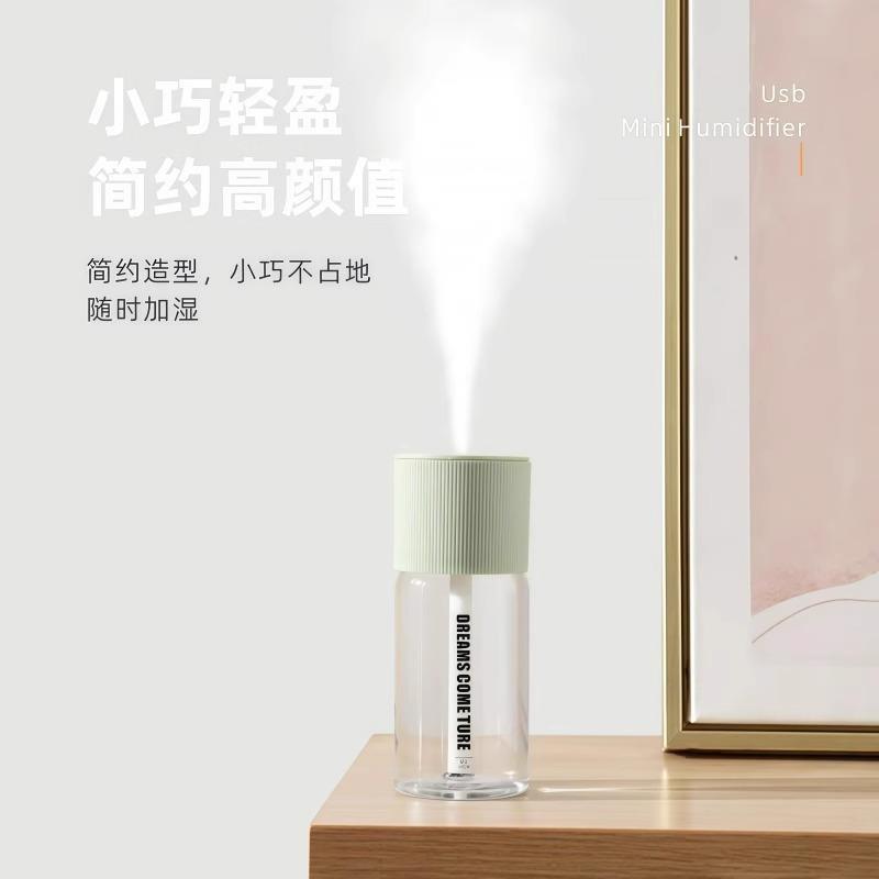 迷你USB空气加湿器家用卧室办公桌面净化空气雾化补水车载喷雾器