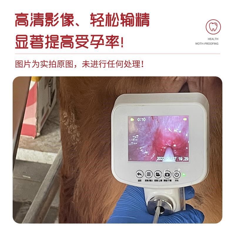 。牛用可视输精枪养猪用人工授精工具犬马兽内窥镜配种器提高受孕
