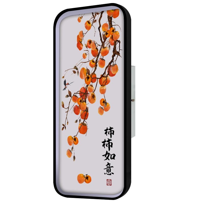 新中式床头客厅楼梯过道led走廊阳台壁灯墙灯超亮挂画装饰壁画灯