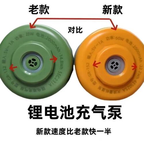 【新款】高流速40L帐篷充气泵60W打气筒拉丝垫充气泵