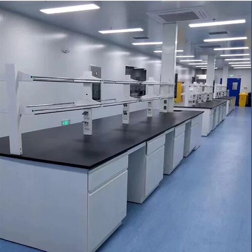 湖北实验室工作台钢木实验台全钢pp理化板化验室试剂操作台通风柜