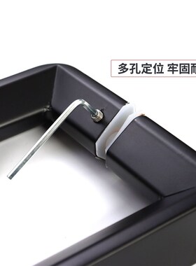 玻璃门拉手加厚304不锈钢大拉手方管黑色拉丝玫瑰金钛金木门把手
