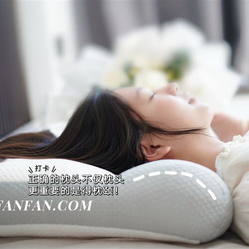 人枕一体超舒服!Sinmire护颈枕头深度睡眠分区设计养护颈椎枕头