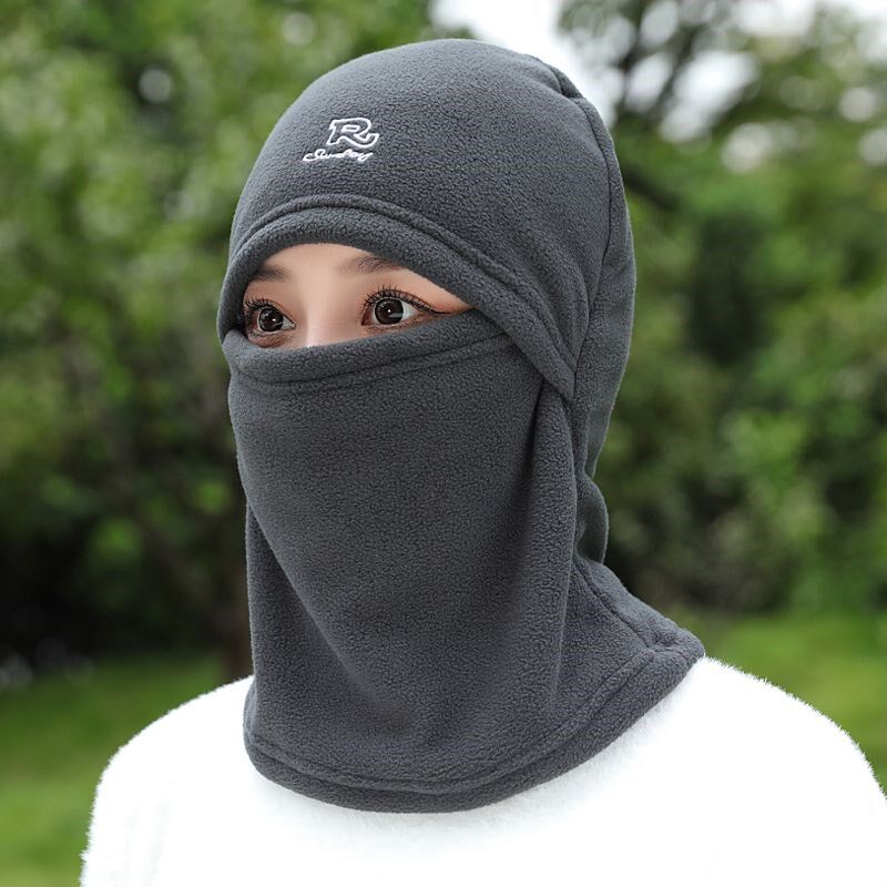 防寒套头围巾一体帽女秋冬季骑车骑行保暖防风护耳加绒加厚男面罩