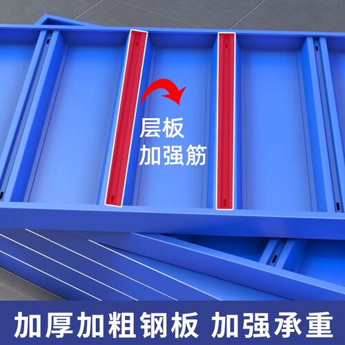 仓储货架仓库置物架超市落地铁架子多层家用置物架快递重型货物架
