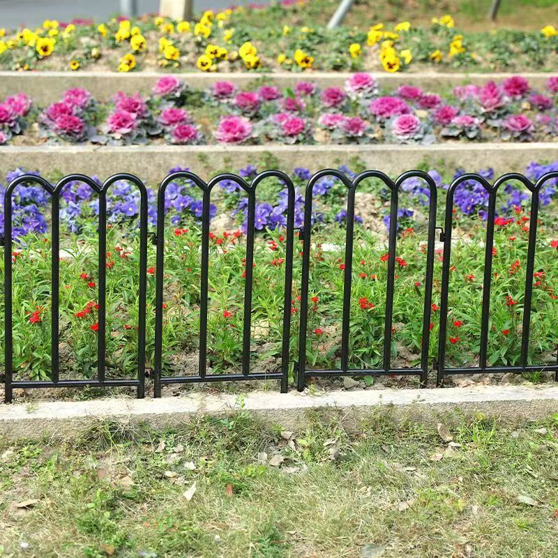 地插栏栅花园围栏铁艺篱笆隔断院子草坪花坛花圃绿化带护栏园艺装
