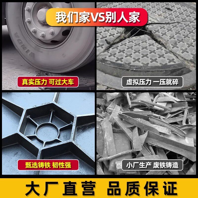 球墨铸铁消防井盖圆形铸铁消防通道下水道盖板污雨水井盖沙井盖