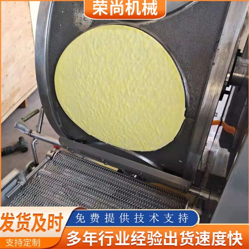 供应榴莲千层六寸蛋皮机 免费送货春卷皮机 教配方蛋皮机设备