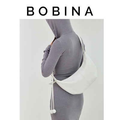 BOBINA小斜挎包超轻便白色小个子