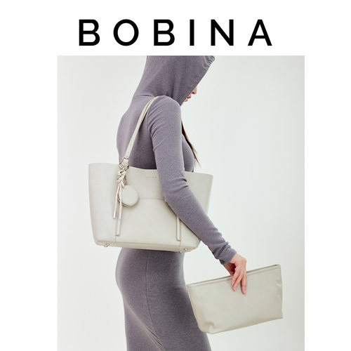 BOBINA托特包大容量女白色通勤