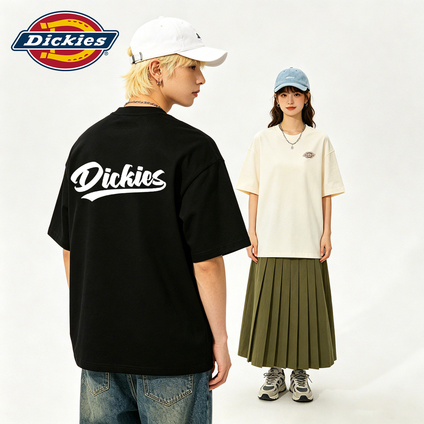 【官方正品】美式正肩重磅短袖男