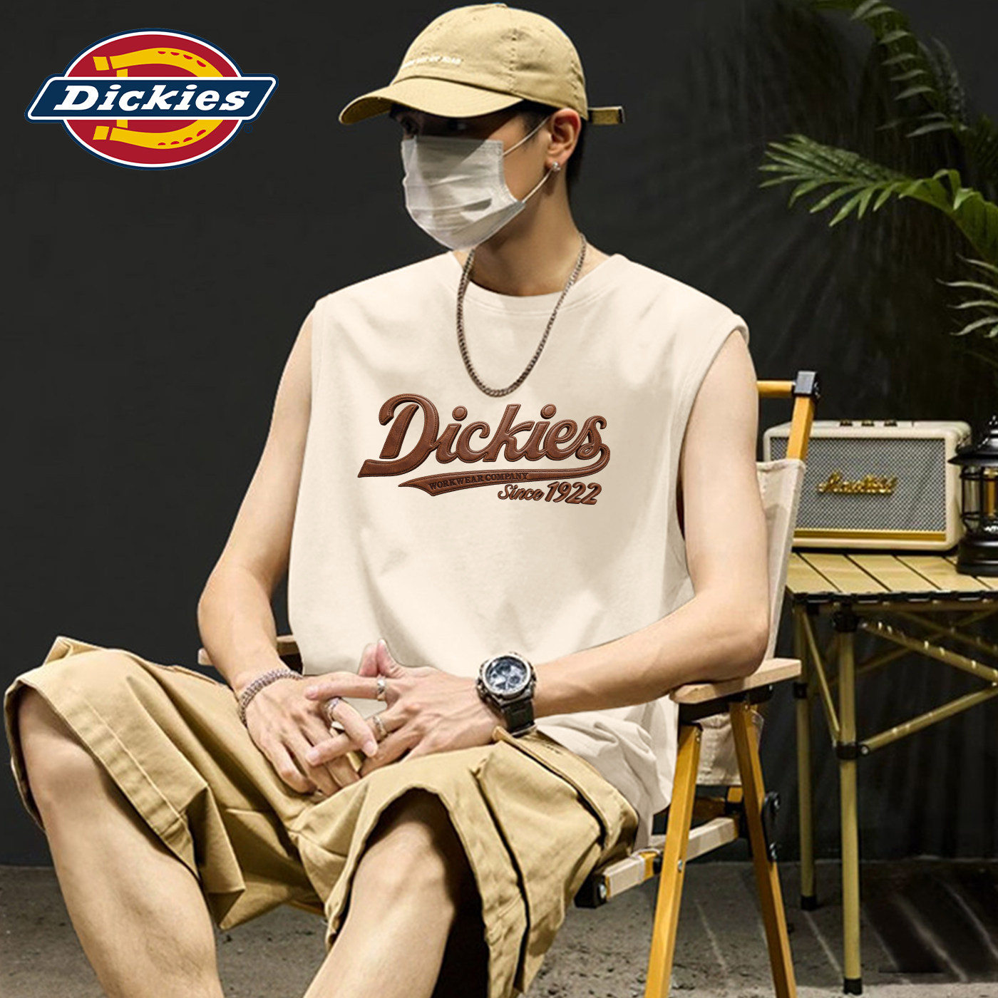 【官方正品】Dickies纯棉背心男