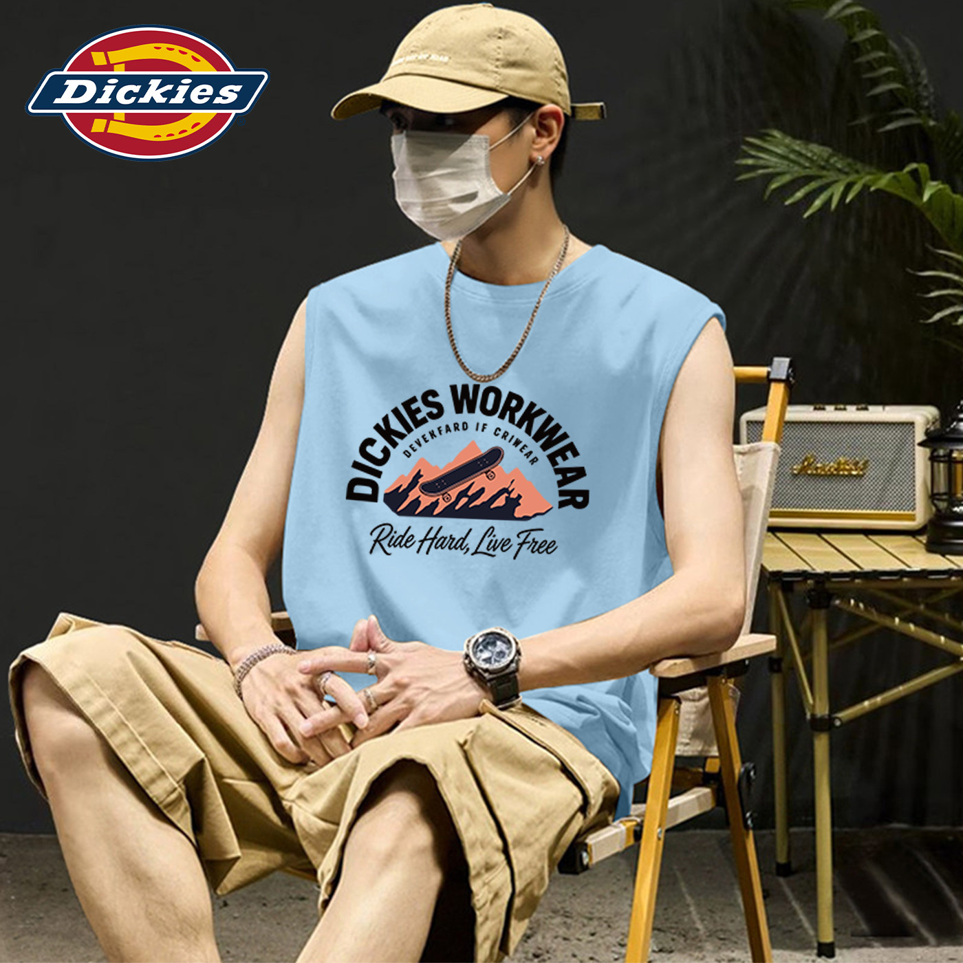 【官方正品】Dickies纯棉背心男