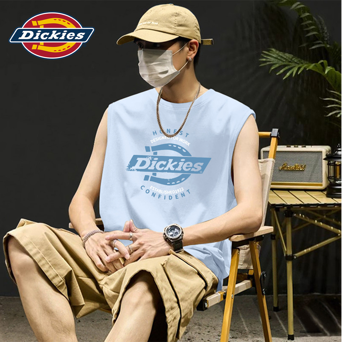 【官方正品】Dickies纯棉背心男