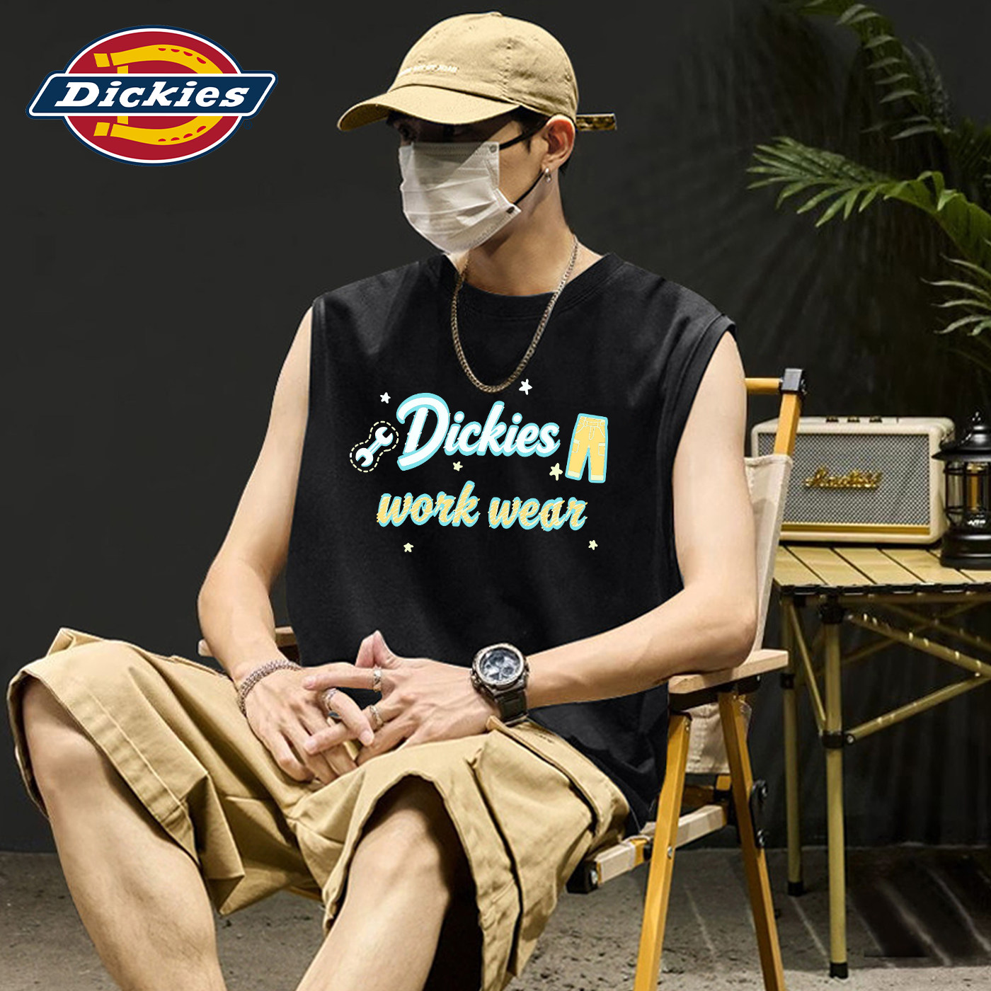 【官方正品】Dickies纯棉背心男