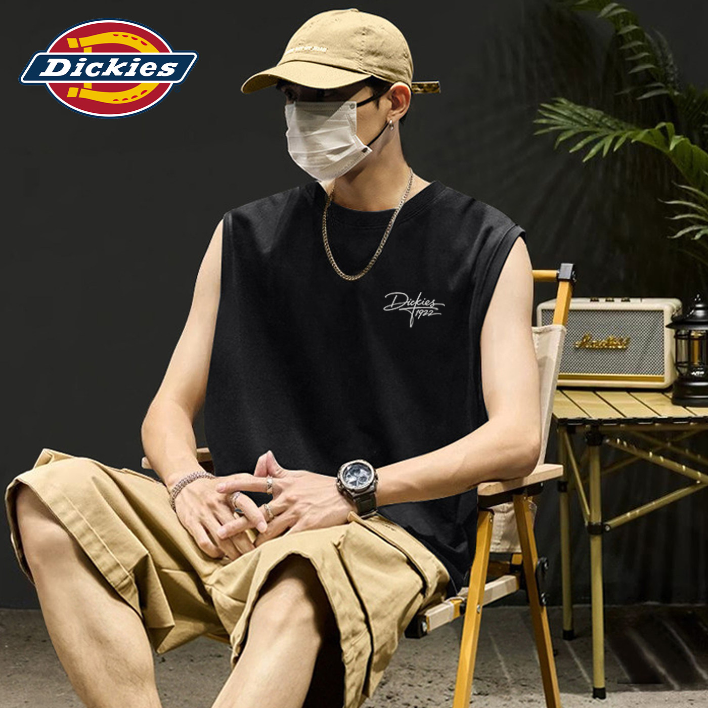 【官方正品】Dickies纯棉背心男