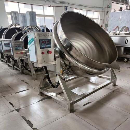 不锈钢电加热卤夹层锅 商用全斜XBK自动可倾煮式夹层锅 蛋卤煮粥
