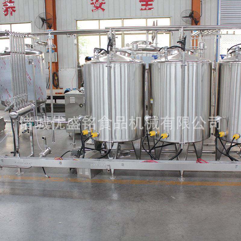 装小型缩椰浆加工机器 成套柠檬浆浓设化备 自754动桃浆制作灌生
