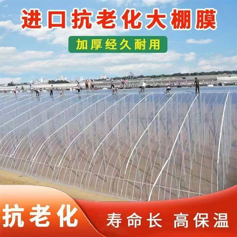 整卷大棚塑料膜抗老化农用薄膜高透光无滴膜保温塑料布葡萄专用膜