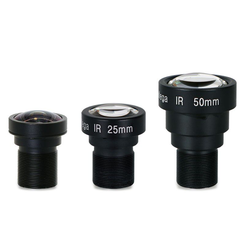 M12接口1/1.5靶面2/3高清15 100 120度工业相机摄像配件小镜头