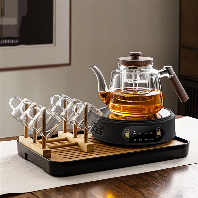 玻璃煮茶壶2025新款电陶炉煮茶壶家用大功率1500w围炉煮茶器套装