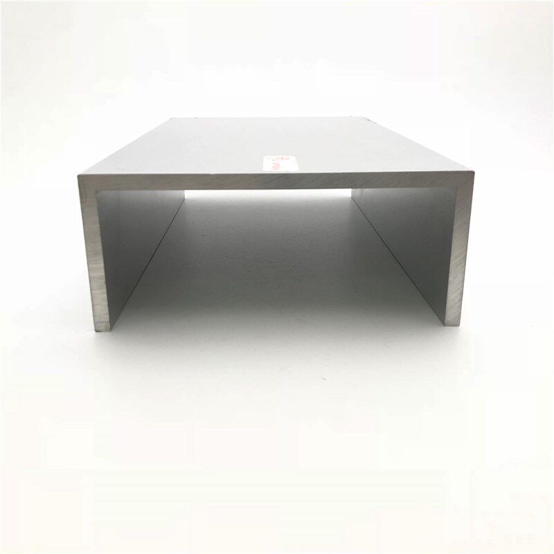 U型槽铝140*60*6内径128mm铝合金工业型材C型槽钢u形导轨凹槽铝材