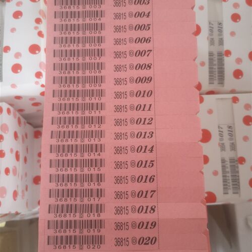 干洗店洗衣店收银专用防水九位数条码标签纸唛纸洗不烂不掉色