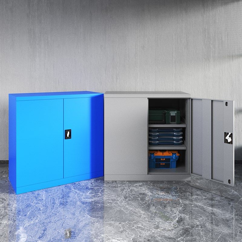 重型工具柜加厚铁皮柜车间五金工具箱双开门工厂储物柜收纳车位柜