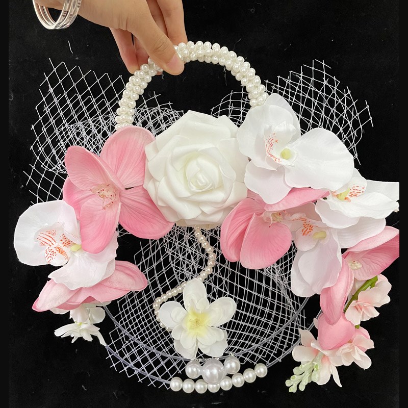 十缨米哥同款婚礼婚纱新娘结婚手捧花手拧花束diy材料包婚庆用品