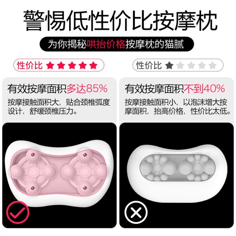 璐瑶肩颈椎按摩器颈部腰部肩部多功能车载电动仪脖子全身家用枕头