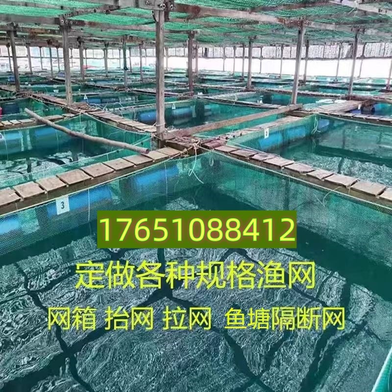 定做渔网拉网拖网清塘网水库隔断网鱼塘捕鱼网尼龙网聚乙烯网围网