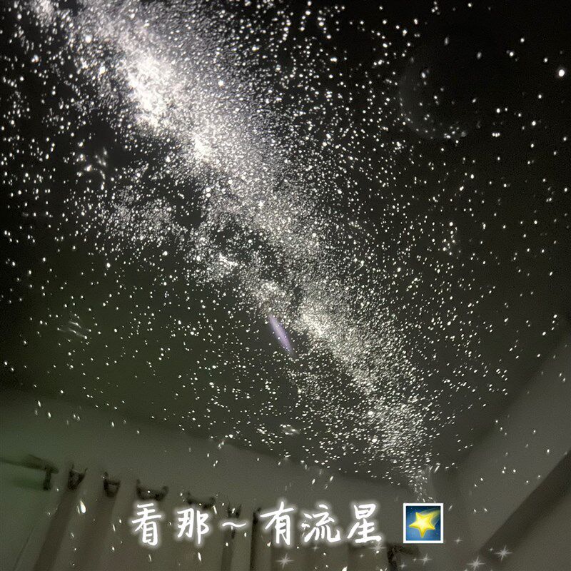 带流星高清满天星房间氛围灯卧室浪漫宇宙星空投影灯生日礼物夜灯