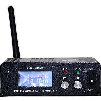 包邮 数字显示DMX512无线收发器 激光舞台灯光控制 DMX无线控制器