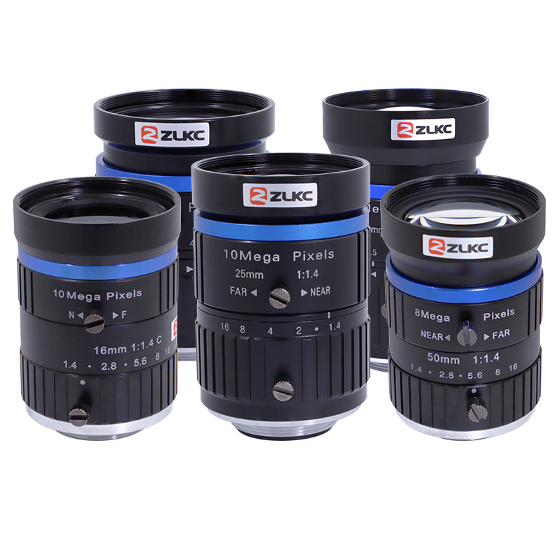 1英寸高清工业镜头16mm 25mm35mm 50mm 100mm焦距可选千万像素治