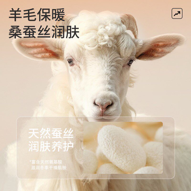 保暖内衣男羊毛蚕丝加厚加绒秋衣秋裤套装男款青少年打底防寒冬季