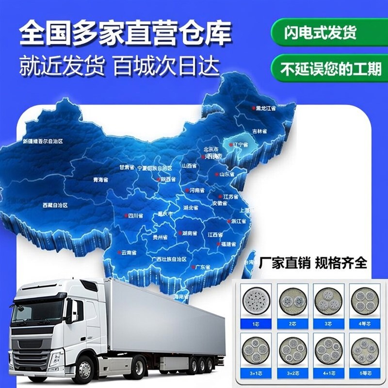 国标铝芯电缆线单芯35 95 120 150 240 300 630平方架空铝线电线