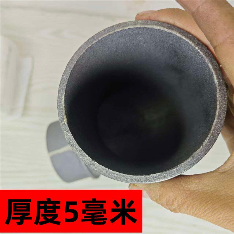 加长铸铁弯头轮毂灶焊接弯头柴火灶拐脖取暖炉生铁弯头烧不坏加厚