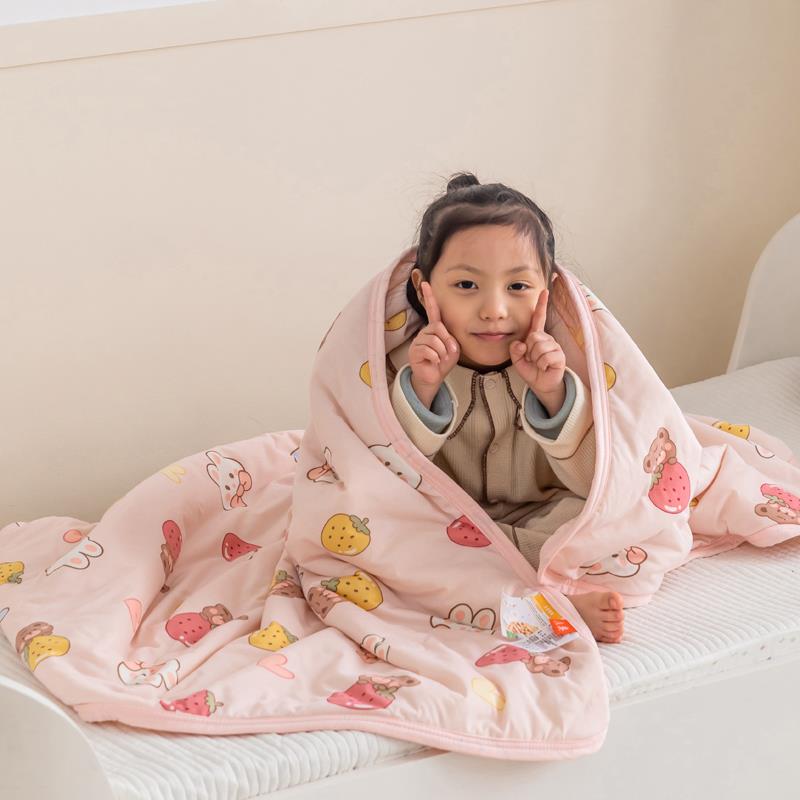 儿童夏凉被宝宝空调被幼儿园午睡薄被婴儿凉感被夏季小盖毯可机洗
