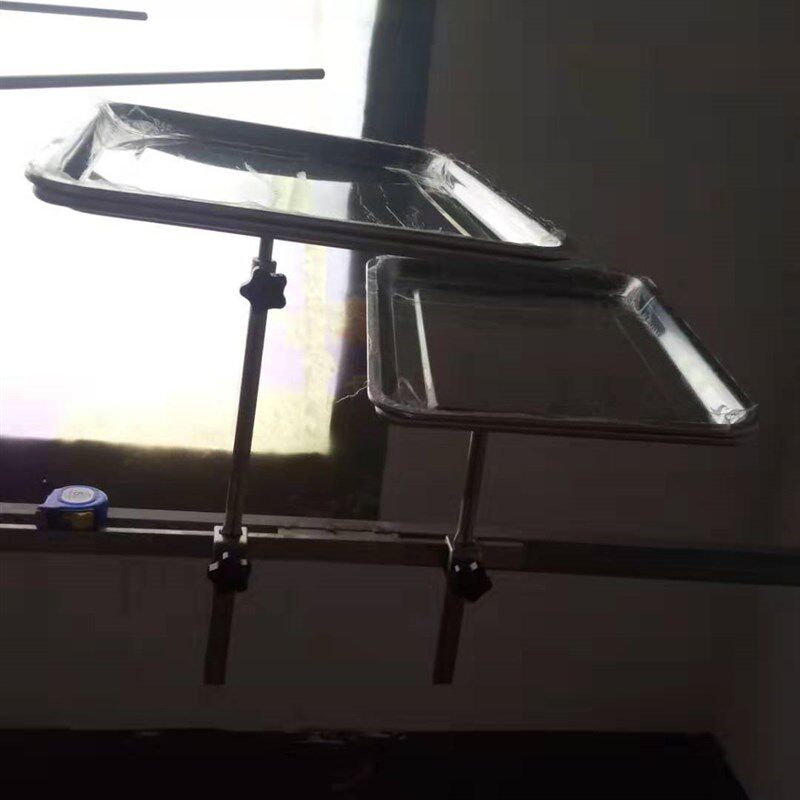 不锈钢手术室托盘架 器械托盘架可升降手术器械盘手术床托盘托架
