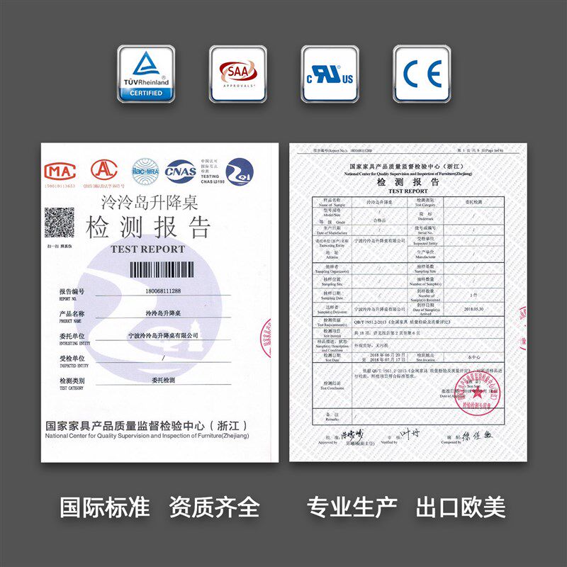 泠泠岛出口欧美智能升降办公桌可定制学习桌坐站交替网红电脑桌