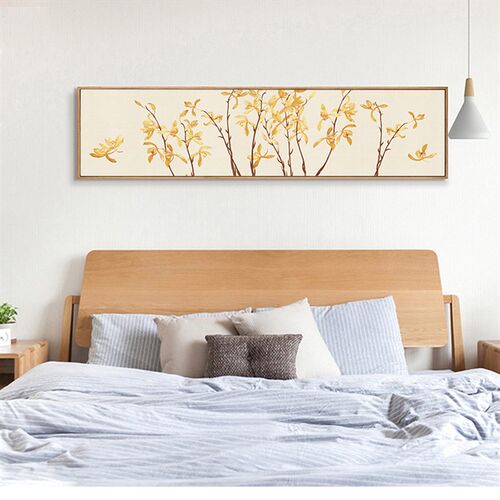 289北欧牀头画横副小清新壁画美丽生活装饰画酒店样板房创意挂画